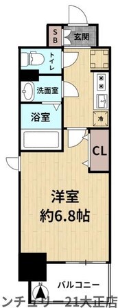 フォーリアライズ大正ノーブルの物件間取画像